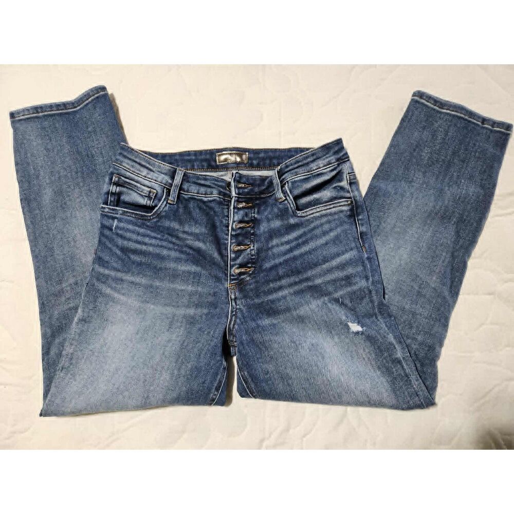 KUT from the Kloth Rachael Fab Ab High Waist Crop Mom Jeans Size 8 NWOT/EUC